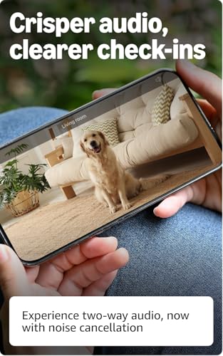 Blink Mini 2K+ (newest model) – Plug-in Home & Pet Indoor Security Camera with 2K video resolution, night vision, enhanced audio, motion detection – 2 cameras (White)
