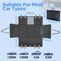 MYJAQI Back Seat Extender for Dogs, Waterproof Dog Car Seat Cover for Back Seat with Hard Bottom, 2026 Upgraded Material, Anti Scratch, Safer, Easy to Use and Clean, Holds 400lbs