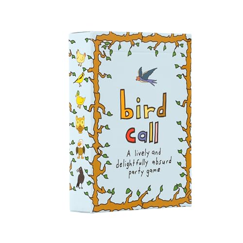 Bird Call - A Lively and Delightfully Absurd 5-Minute Party Game - High Energy Card Game - Bird Gifts - Bird Watching Gifts - Gifts For Bird Lovers - Birding Gifts - 3-8 Players And Ages 7+