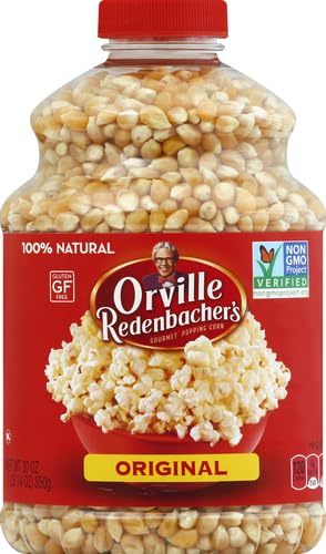Orville Redenbacher's Gourmet Popcorn Kernels, Original Yellow, 4g Fiber Per Serving, 30 oz.