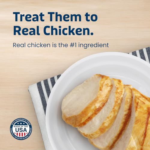 Blue Buffalo True Chews Chicken & Apple Sausage Natural Dog Treats, Real Meat Dog Snacks, Healthy Reward or Training Treat, Made in the USA with Real Chicken & Natural Ingredients, 12 oz.