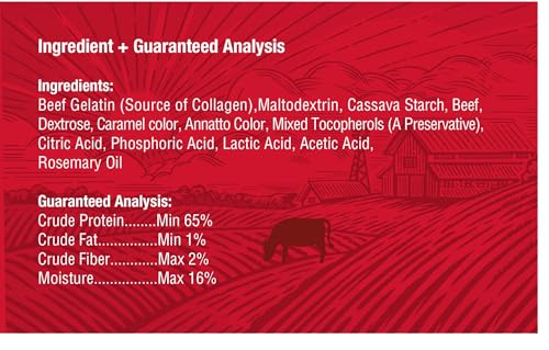 Rewardables | Healthy Chewers | Natural Collagen and Beef Sticks for Dogs | 100 Count | High Protein and Limited Ingredient Dog Chews
