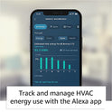 Smart Thermostat – Save money and energy - Works with Alexa and Ring - C-wire required