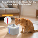 Cat Water Fountain,84oz/2.5L Pet Cat Fountain – Ultra Quiet Upgraded Automatic Pet Water Dispenser with 3 Replaceable Filters, Indoor Cat & Dog Drinking Bowl (Cat Fountain+3 Filters)
