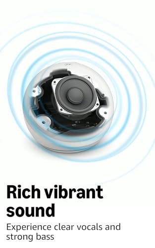 Echo Dot (newest model) - Vibrant sounding speaker, Designed for Alexa+, Great for bedrooms, dining rooms and offices, Charcoal