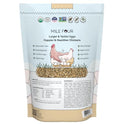 Mile Four Organic Chicken Feed – Starter Chick Mash, Non-GMO, USA Grown, 21% Protein, Corn-Free, Soy-Free, Non-Medicated Chick Feed, 2 lb Sample