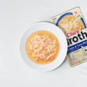 INABA Churu Broth for Cats, Side Dish Pouch, 1.4 Ounces per Pouch, 12 Pouches, Chicken & Seafood Variety