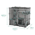 Kitty City Outdoor Catio Furniture and Play Kits for Cats, Outdoor Mega Kit