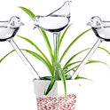 Glass Plant Watering Globes, Self Watering Globes Bird Shape, Self Watering Planter Insert, Plant Watering Devices, Automatic Plant Waterer Indoor, Watering Bulbs, 3 Pack