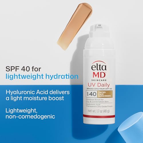 EltaMD UV Daily Tinted SPF 40 Face Sunscreen Moisturizer