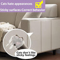 Chuangseed Anti Cat Scratch Tape, 4" x 30Yds, Transparent, Double Sided, Furniture Protector, Pet Safe, Easy Installation, One Year Warranty