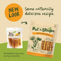 Pet 'n Shape Chik 'n Hide Twists – Chicken Wrapped Rawhide Natural Dog Treats, Small, 16 oz