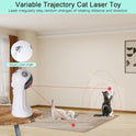 TBTeek Cat Toy, Automatic Motion-Activated, 5 Fun Patterns, 4 Speed Modes, Adjustable Light Angles, Random Rotating Trajectory, Rechargeable