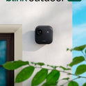Blink Outdoor 2K+ (newest model) — Wireless smart security camera, 2K video resolution, enhanced audio, two-year battery. Required Sync Module not included — Add-On (Black)