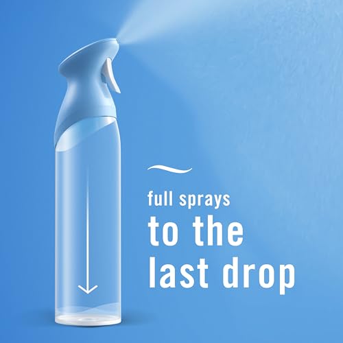 Febreze Air Mist, Air Freshener Spray, Odor Fighting Room Spray, Deodorizer for Home Bathroom Kitchen Office Apartment Dorm Room Classroom, Heavy Duty Crisp Clean Scent, 8.1oz (Pack of 3)
