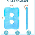 Healthy Packers Ice Packs for Lunch Boxes & Coolers - Freezer Packs - Original Cool Pack | Cooler Accessories for Beach, Camping & Fishing | Slim & Long-Lasting Reusable Ice Pack for Cooler