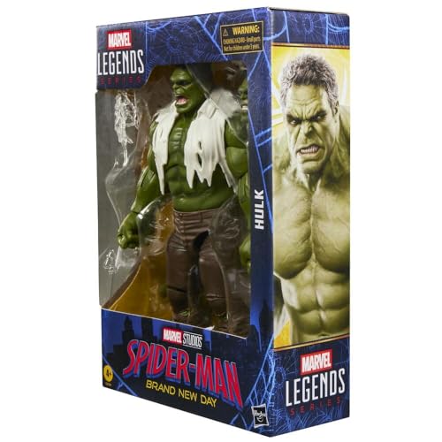 Marvel Legends Series Hulk, Spider-Man: Brand New Day Collectible 6-Inch Action Figure Set