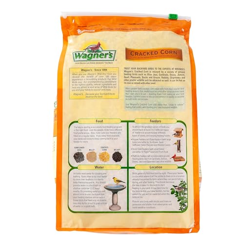 Wagner's 18542 Cracked Corn Wild Bird Food, 10-Pound Bag