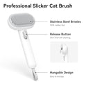Aumuca Cat Brush for Shedding, Cat Brushes for Indoor Cats, Cat Brush for Long or Short Haired Cats, Cat Grooming Brush Cat Comb for Kitten Rabbit Massage Removes Loose Fur