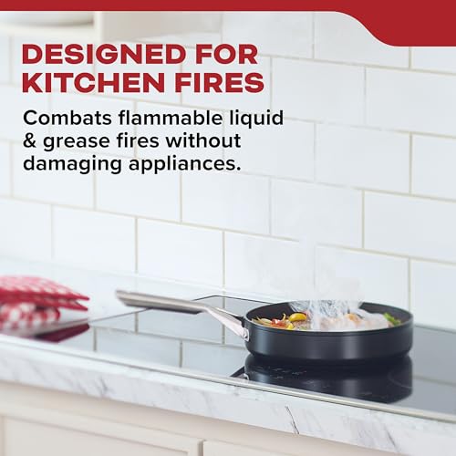 Kidde Kitchen Fire Extinguisher, 711A, RESSP | Home Extinguisher for Small Cooking Oil and Grease Fires in Residential Kitchens, 2.5 lb. Dry Chemical