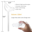 Glass Plant Watering Globes, Self Watering Globes Bird Shape, Self Watering Planter Insert, Plant Watering Devices, Automatic Plant Waterer Indoor, Watering Bulbs, 3 Pack