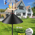 19 Inch Metal Squirrel Baffle for Bird Feeder Pole, Outdoor Squirrel Proof Bird Feeders, Bird House Guard for Shepherd’s Hook, Rust Chew Proof Heavy Duty