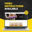 Tribe Lifting Fabric Resistance Bands for Working Out - 5 Exercise Bands Set for Legs and Glutes - Booty Bands for Women and Men - Thick Cloth Workout Bands for Physical Therapy, Hip Training