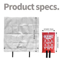 Fire Blanket for Home and Kitchen,40" x 40",4 Pack,Emergency Fire Blanket
