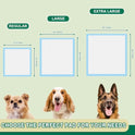 IMMCUTE Puppy Pads 22"x23" 100 Count | 6-Layer Leak-Proof & Super Absorbent Dog Training Pads | Disposable Potty Pads for Puppies, Dogs, Cats & Rabbits | Blue & White