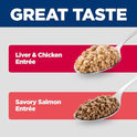 Hill's Science Diet Kitten Wet Cat Food Variety Pack, Liver & Chicken, Salmon Minced, 2.9 oz. Cans, 12-Pack