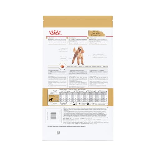 Royal Canin Breed Health Nutrition Poodle Adult Dry Dog Food, 10 lb Bag.