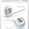 RENPHO Body Measuring Tape, Smart Tape Measure for Weight Loss, Bluetooth Fitness Equipment with App, Measuring Waist, Hip, Bust, Arms, Muscle Gain, Retractable, 60in /150cm, White