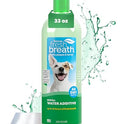TropiClean Fresh Breath Water Additive for Dogs, Dog Breath Freshener and Teeth Cleaning Solution, No Toothpaste or Toothbrush Required, 33.8oz.