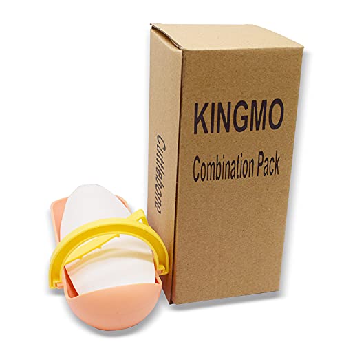 5.9"-6.53" Large Bird Cuttlebone for Parakeets, Cuddle Bone with Plastic Holder, Cuttlefish Bone for Sharp Beaks, Natural Birds Calcium Suitable for Parrots Cockatiels Budgie, 2pcs