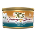 Purina Fancy Feast Gravy Lovers Turkey Feast Grilled Gourmet Cat Food in Wet Cat Food Gravy - (Pack of 24) 3 oz. Cans