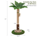 Woochpet Cat Scratching Post 35'' Tall Cat Scratcher Tree Tower Scratching Posts for Indoor Cats with Cat Toy Mouse Hole and Interactive Wooden Ball for Kittens Adults Cats