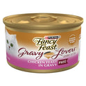 Purina Fancy Feast Gravy Lovers Chicken Feast Pate in Wet Cat Food Gravy - (Pack of 24) 3 oz. Cans