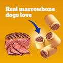Pedigree Dry Dog Treats MarroBone, Real Beef Flavor, Bone Marrow Dog Treats, 6 lb. Bag (Pack of 1)