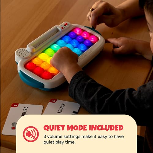 Chuckle & Roar Pop It! ABC & Spelling Keyboard - Multicolor - Smart Letter Guidance with Alphabet Learning Toys - Soft Silicone Keys for Toddler Sensory Toys - Compact Travel Play Kit for Toddlers 1-3