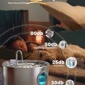 Dog Water Fountain for Large Dogs: 7L/236oz/1.8G Dog Fountain Stainless Steel - Big Cat Drinking Fountain Indoor - Super Quiet Water Fountain for Dogs Inside - for Large Dog Cats & Multi-Pet Home