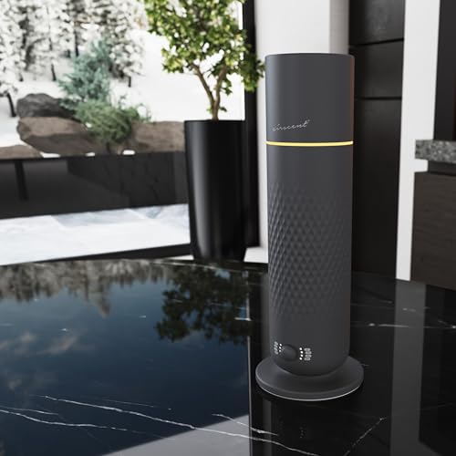 The AirScent Waterless Diffuser - Cold Air Scent Diffuser Oil Machine for Homes, Offices, Hotels and Spas - Aromatherapy Diffuser for Aesthetic Scenting - Black - 4.05 Oz - Fragrance Not Included