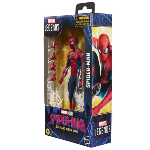 Marvel Legends Series Spider-Man, Spider-Man: Brand New Day Collectible 6-Inch Action Figure Set