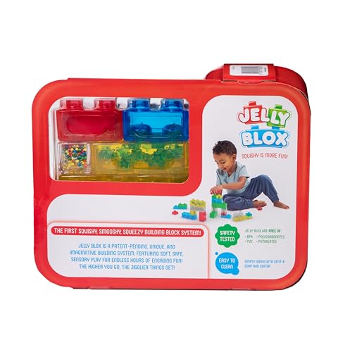 Goliath Jelly Blox Creative Kit | Includes 20 Blocks | Toddler & Preschool Building Blocks Kids Can Squeeze, Stretch, Squish | MESH ACCREDITED | Safety Tested & Ouch-Free | Sensory Play Toy Ages 2+