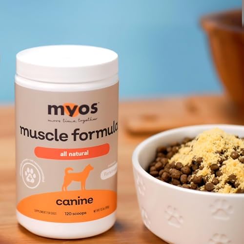 All-Natural Muscle Building Supplement - Helps Reduce Muscle Loss in Dogs Due to Normal Aging and Improves Recovery from Injury or Surgery
