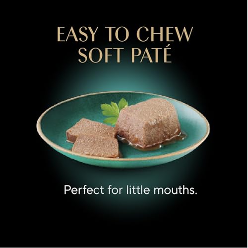 Sheba Perfect Portions Kitten Wet Food, Pate Cat Food Wet Entree, Chicken Recipe, 2.6 oz. Twin-Pack Trays (24 Count, 48 Servings)