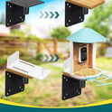 Heavy Duty Bird Feeder Pole - 109 Inch Adjustable 1 Inch Metal Bird House Pole with 14” Deep Auger Base | Outdoor Mount Kit for Bluebird Houses, Hummingbird Feeders, Smart Bird Feeder with Camera