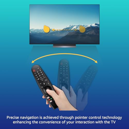 Voice-Magic-for-LG-TV-Remote-Control-Replacement Compatible with LG Smart OLED Thinq Webos TVs for AKB75855501 AN-MR24gn MR23gn MR22gn MR21ga MR20ga
