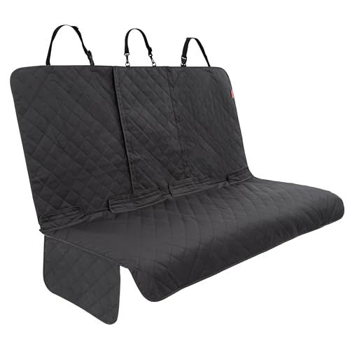 Lusso Gear Dog Car Seat Cover - Waterproof Non-Slip Car Back Seat Protector - Rear Car Seat Cover for Dogs - Universal Fit for Sedans Trucks SUVs - Scratchproof Backseat Car Cover - Machine Washable