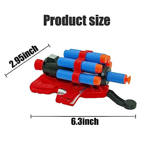 2 Sets Spider Web Shooters for Kids Classroom Prizes Cosplay Launcher Gloves with Wrist Toy Set Hero Webs Shooter for Kids