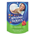 Purina Whisker Lickin's Cat Treats, Crunchy and Yummy Tuna Flavor - (Pack of 4) 10 oz. Pouches